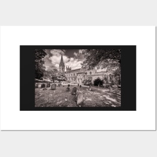 Llandaff Cathedral Monochrome Posters and Art